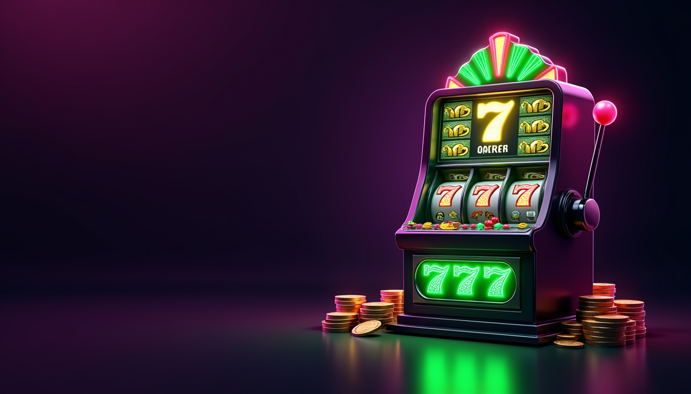 Mobile slot interface with bet-size selector and spin button controls